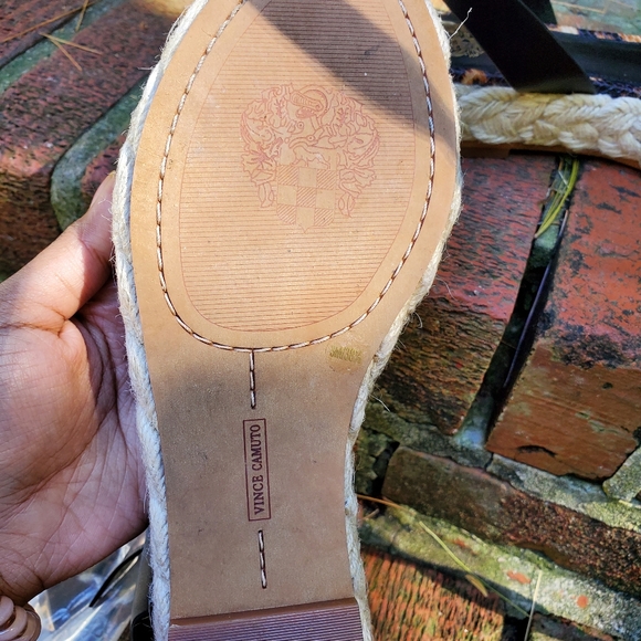 Vince Camuto Defina Leopard Print Espradrille Platform Sandals Size 8M - Picture 4 of 10